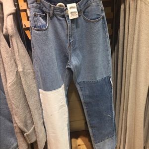 Brandy Color Block Jeans