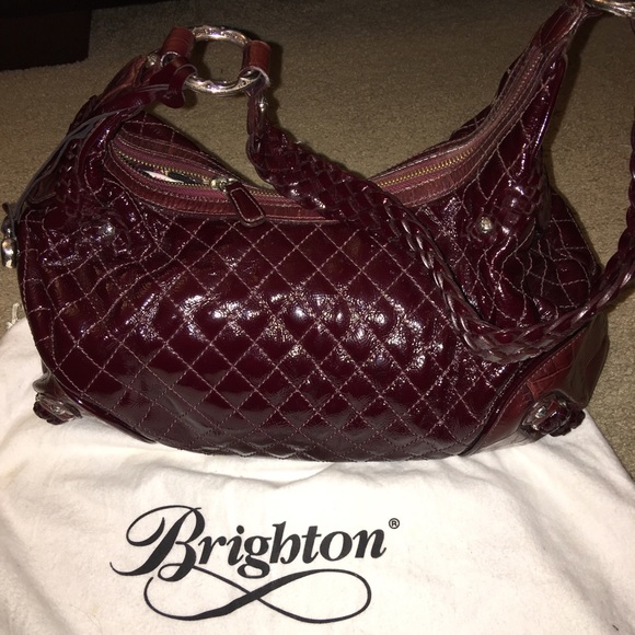 Brighton Hobo Bag, burgundy
