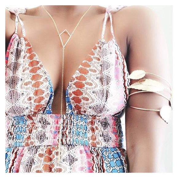 NWT Lulus Maxin Relaxin Multi Print Maxi - Picture 3 of 3