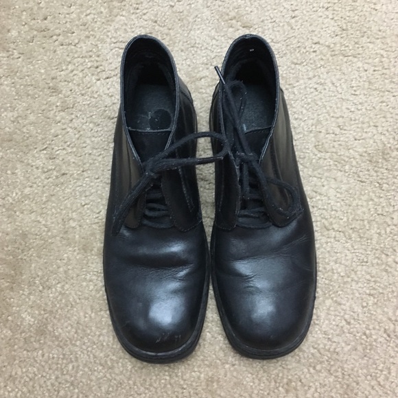 Short Black Combat Boots