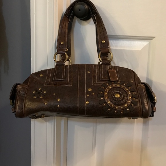 Coach leather handbag