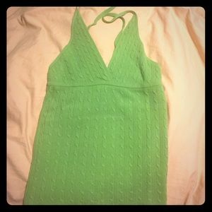 J. Crew Cable knit halter