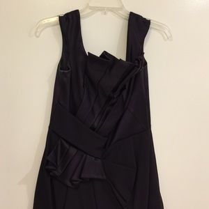 Purple mini cocktail dress