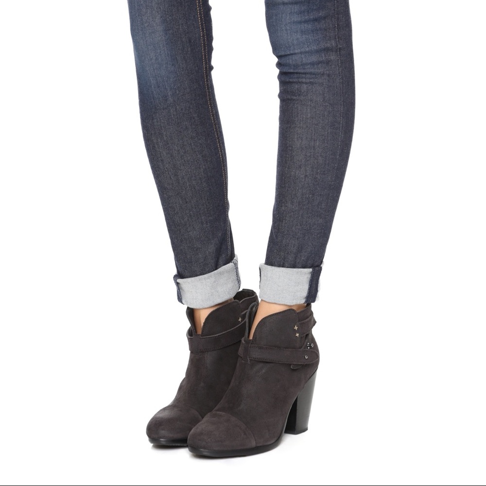 Rag & Bone 'Harrow' Asphalt Suede Bootie - Picture 2 of 6