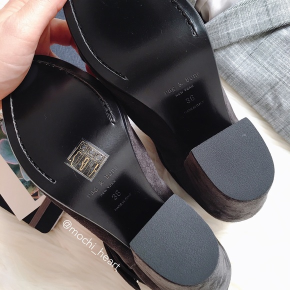 Rag & Bone 'Harrow' Asphalt Suede Bootie - Picture 3 of 6