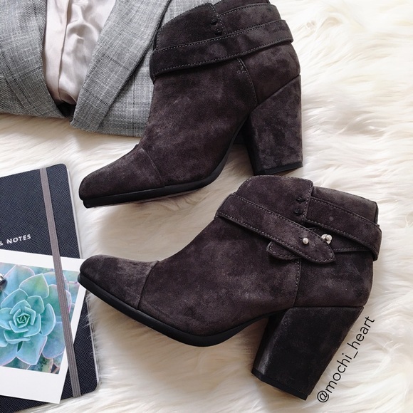 Rag & Bone 'Harrow' Asphalt Suede Bootie - Picture 4 of 6