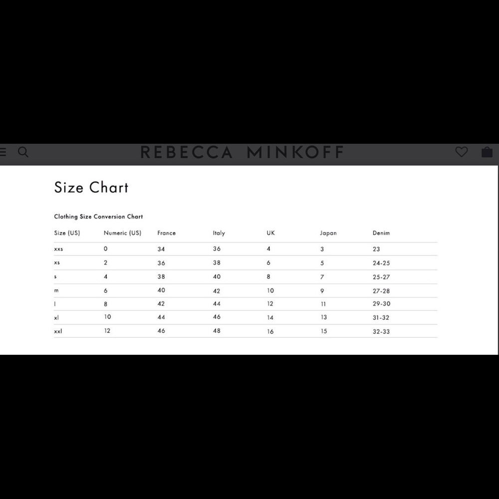 Rebecca Minkoff Top XXS size New York New York - Picture 2 of 2