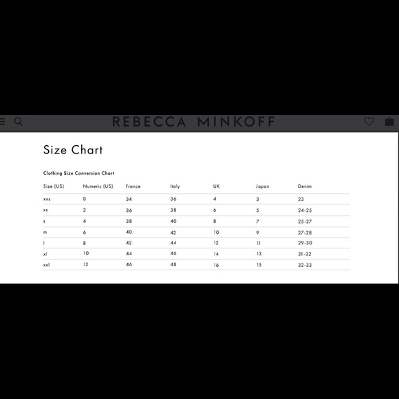 Rebecca Minkoff Top XXS size New York New York - Picture 2 of 2