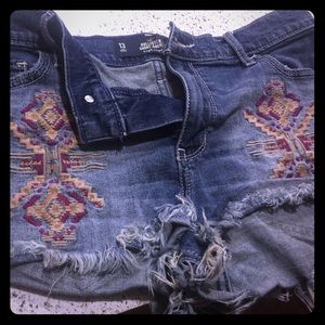 Women's jean shorts