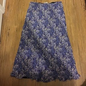 Reversible maxi skirt