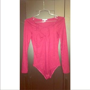 NWOT Charlotte Russe burgundy leotard!!!!