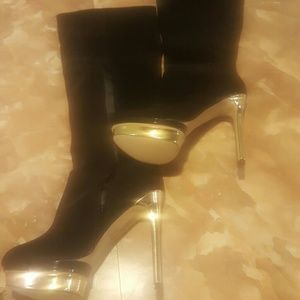 OTK boots 5.5 inch stiletto  (1 inch platform)