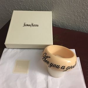 Jessika Kagan Cushman Hand Engraved Resin Bracelet