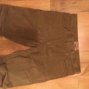 Men's Red Camel Corduroy pants. Size 34x34