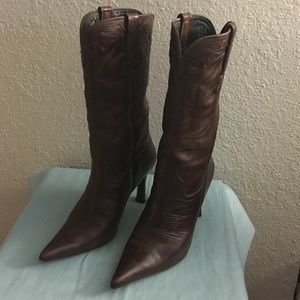 Ladies Calfskin Boots by Lucchese **WORN ONCE**
