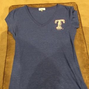 • SOLD•Ladie's Form Fitted Texas Rangers Shirt