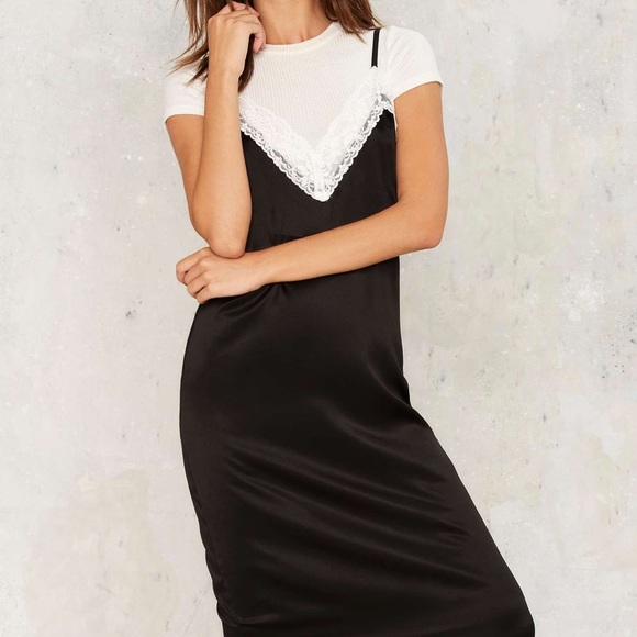 For You, My Love Satin Slip Dress - Picture 4 of 8