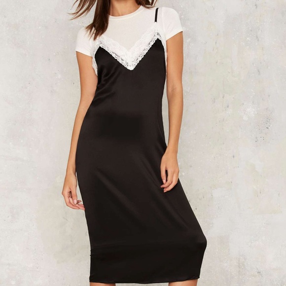 For You, My Love Satin Slip Dress - Picture 3 of 8