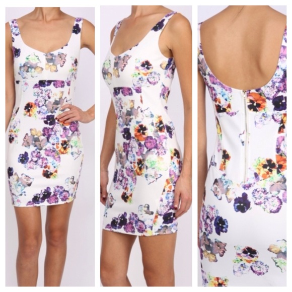 Boldersides Dresses & Skirts - Floral Print White Sleeveless Dress
