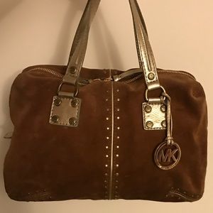 Vintage Michael Kors Brown Suede Astor