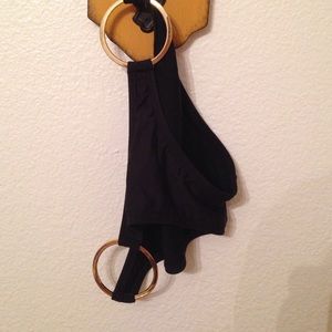 Black bikini bottoms