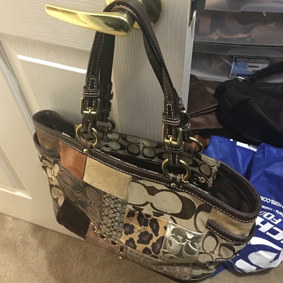 Coach patchwork purse