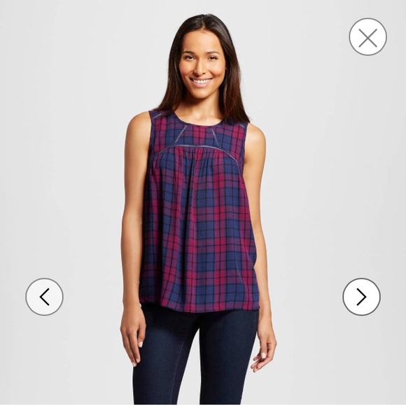 Knox Rose Plaid Tank Top