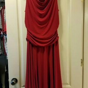 Dress, dark red