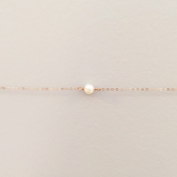 Genuine freshwater pearl gold filled bracelet - Picture 3 of 4