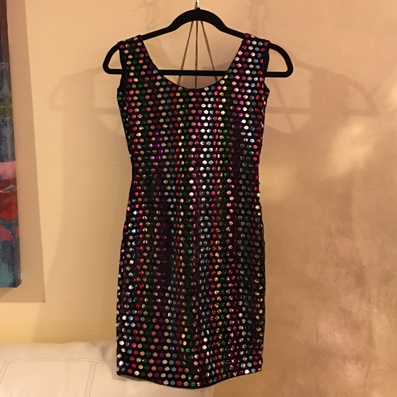 Multi color bling dress - Picture 1 of 2