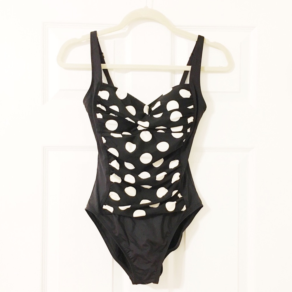 la blanca | polka dot one-piece