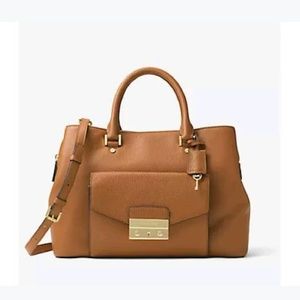 Michael Kors Haley Large Leather handbag ,New