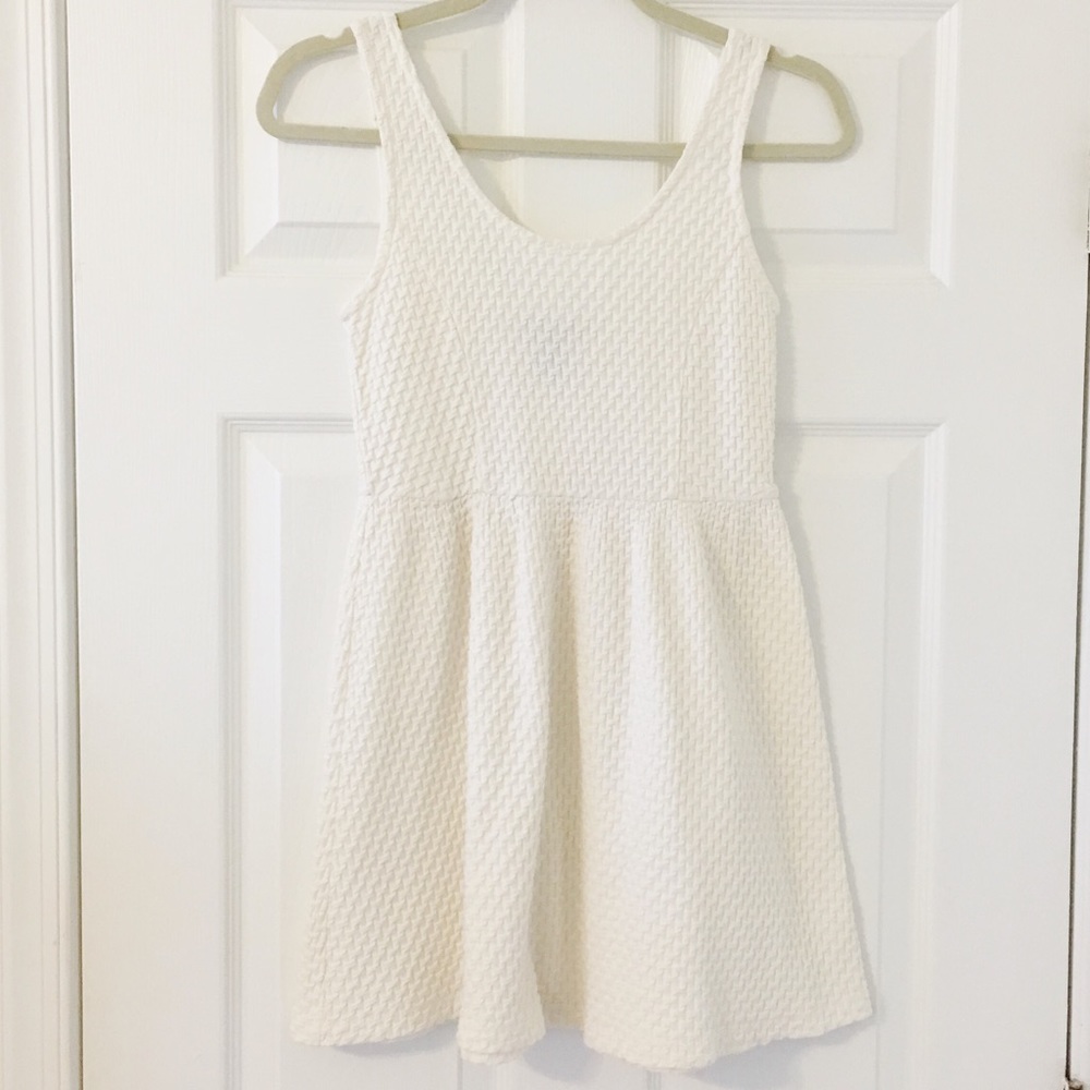 forever 21 | simple white dress