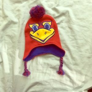 Kansas Jayhawks thick winter hat