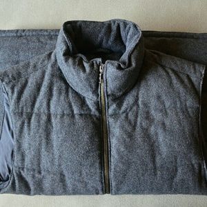 Banana Republic Puffy Grey Vest