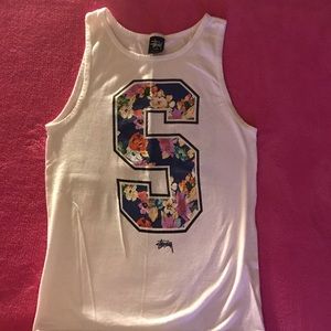 Stüssy floral tank