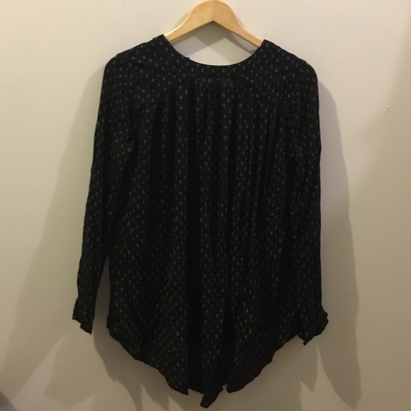 Free People High Low Popover Top XS - Picture 3 of 4