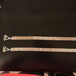 Designer bra straps with Swarovski crystals