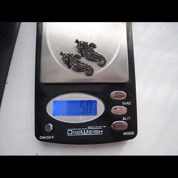 Vintage Necklace Pendant Sterling SilverSeahorse - Picture 4 of 4