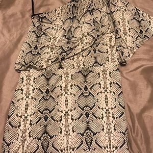 Jessica Simpson one shoulder mini dress