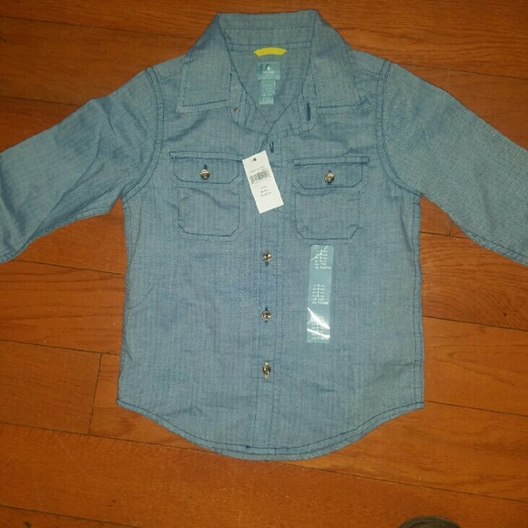 Baby Gap denim blend button down
