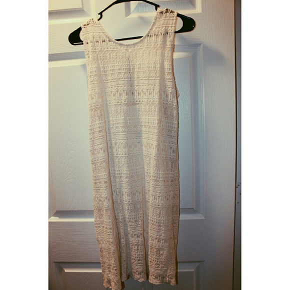 Cream Lace Dress