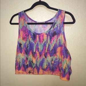 Colorful Crop Top Tank