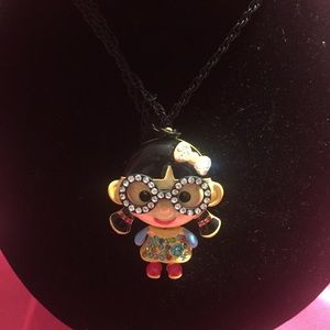 Dancing girl necklace