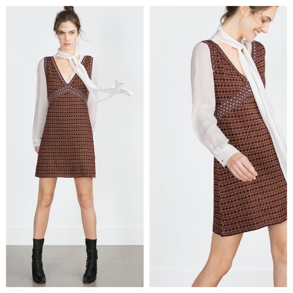 Zara pattern dress