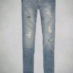 A&F High Rise Super Skinny Jeans, size 00R