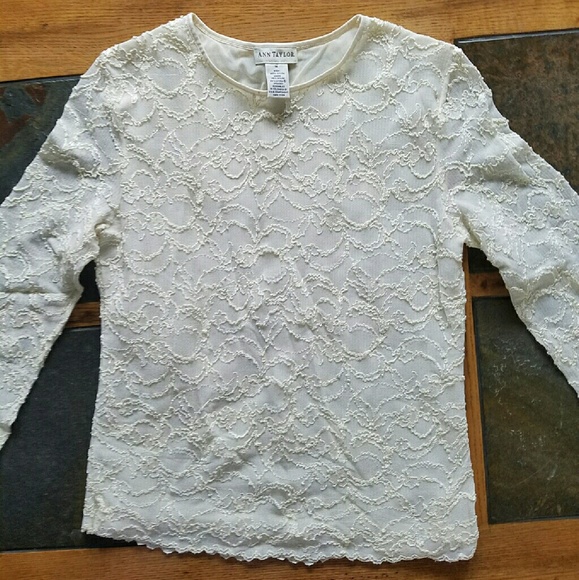 Ann Taylor laced top