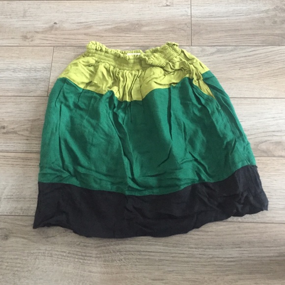 Color block skirt from urban outfitters