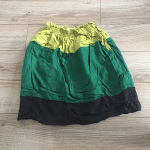 Color block skirt from urban outfitters