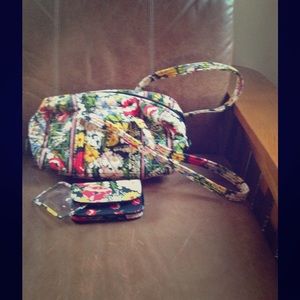 Vera Bradley shoulder bag with wallet